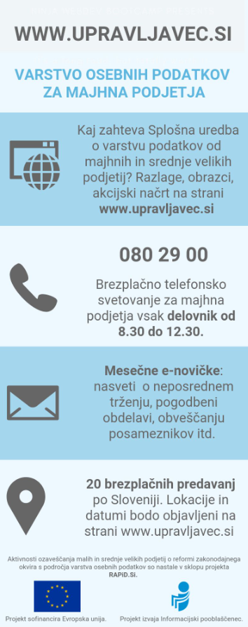 Aktivnosti za podjetja RAPID.si